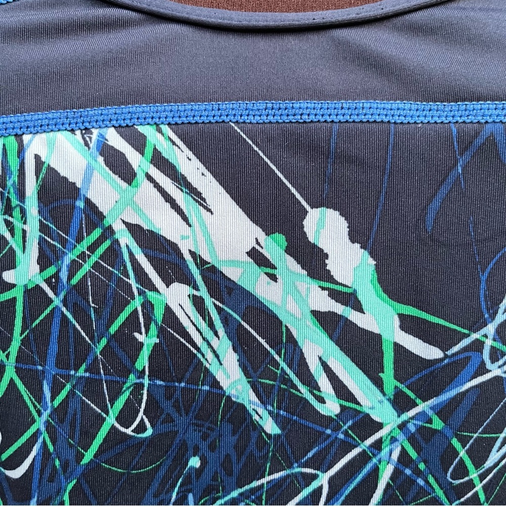 Nordic Track & Pro Spirit workout fitness racerback tank & capri leggings - Picture 12 of 15